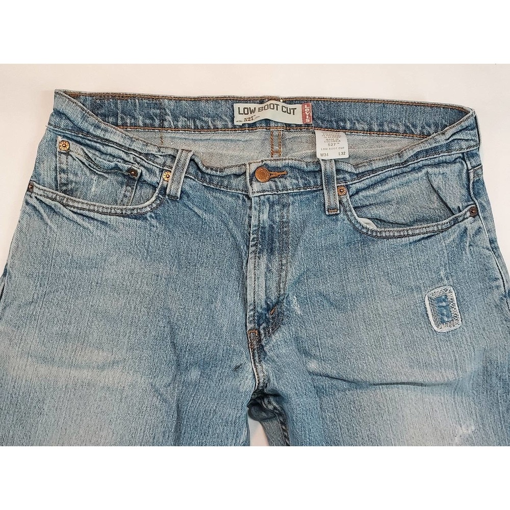 Levi's 527 Low Boot Cut Mens Jeans 34W x 32L - Picture 2 of 10